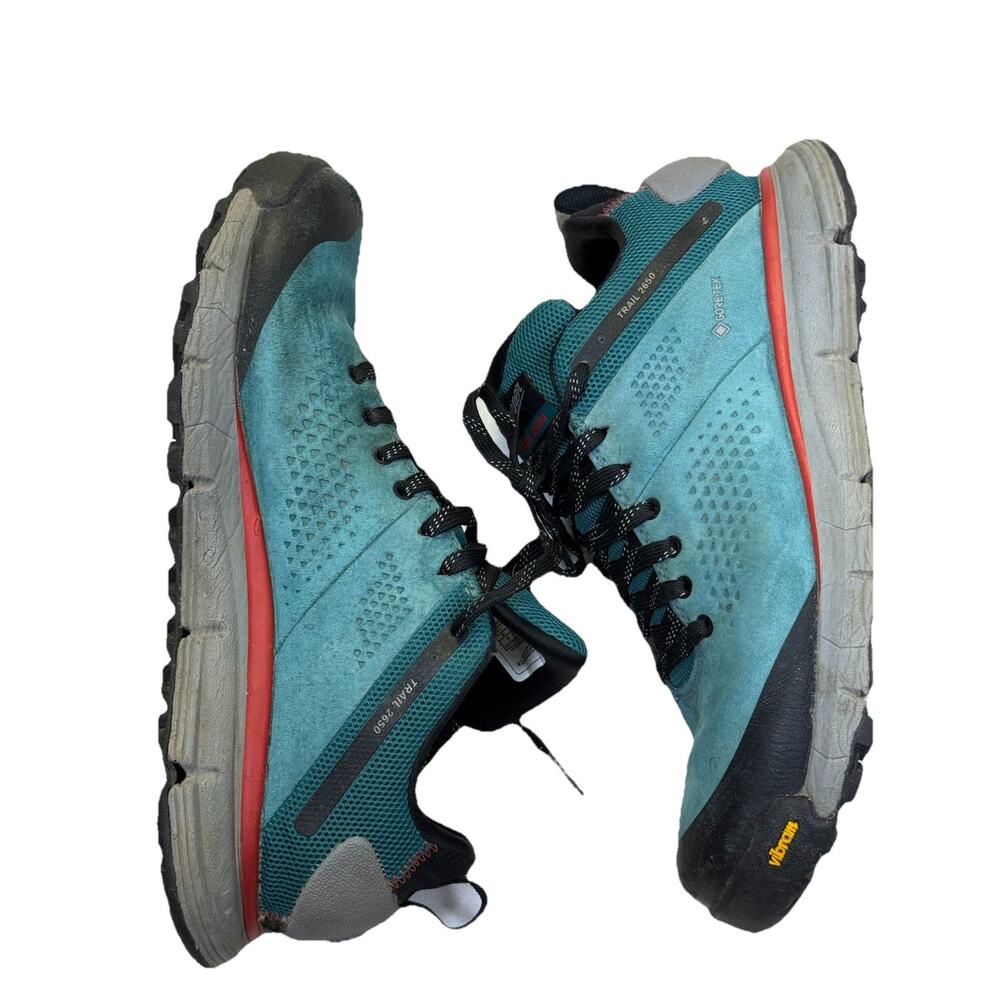 Danner GTX Hiking Shoes Women’s Sz 10 Trail 2650 Teal Blue Goretex Waterproof - Picture 4 of 9